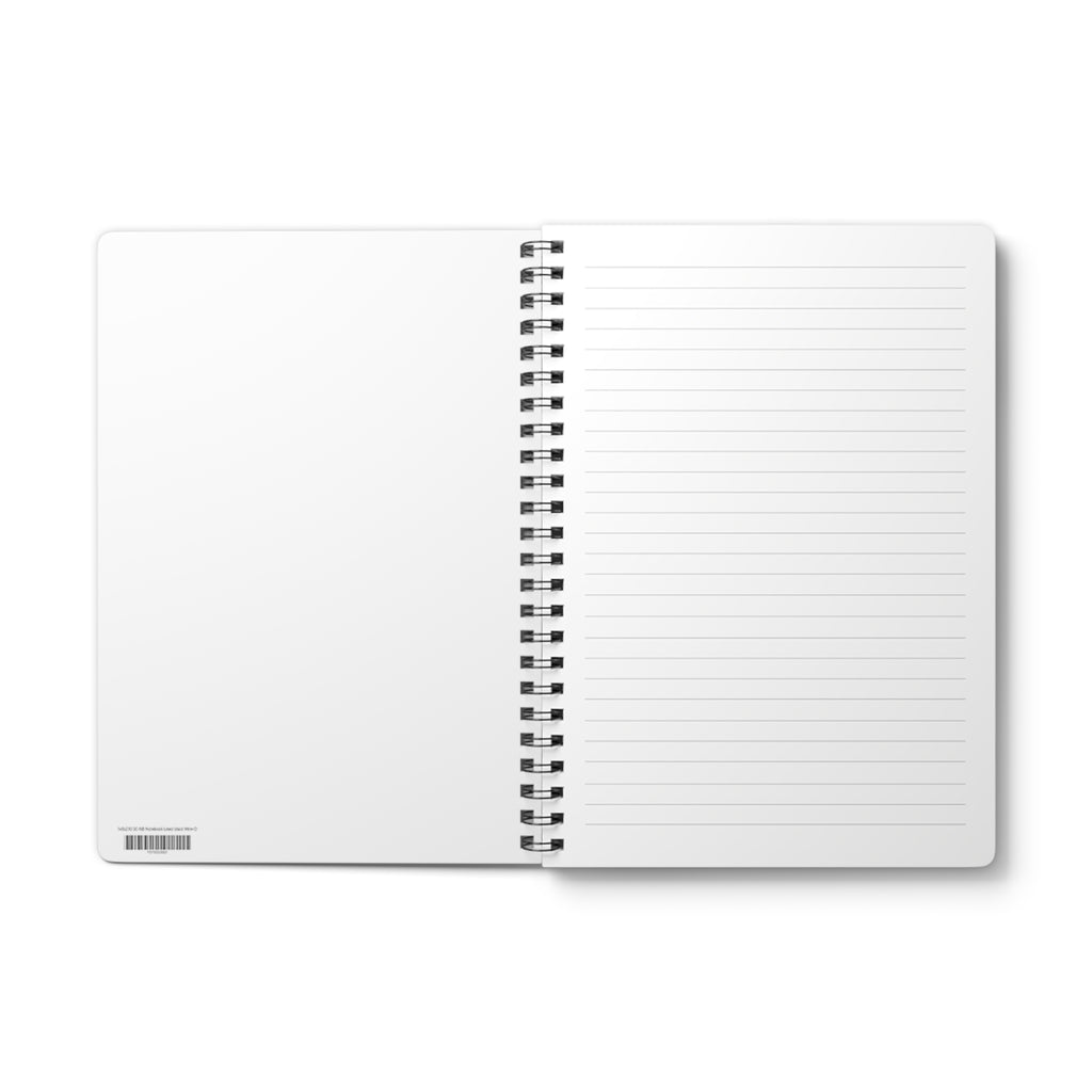 Starry Night A5 Spiral Notebook — Lined Wirobound Softcover Journal