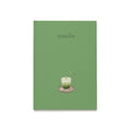 Matcha Hardcover Journal — A5 Green Notebook with Matcha Illustration