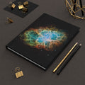 Hardcover Journal — Crab Nebula Space Notebook (Lined)