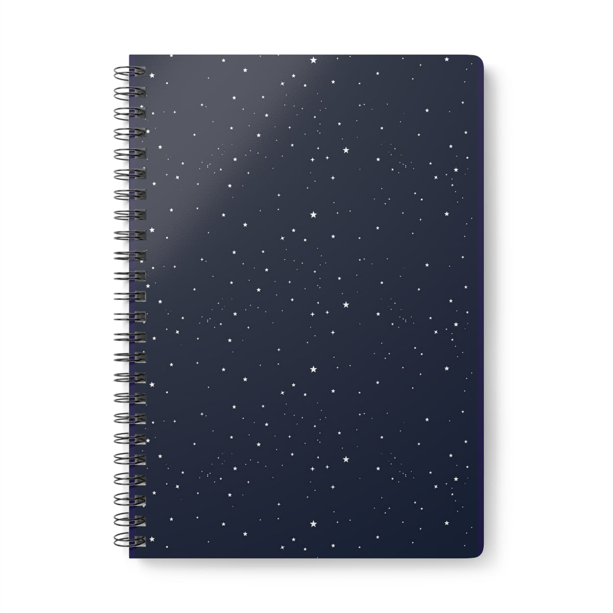 Starry Night A5 Spiral Notebook — Lined Wirobound Softcover Journal