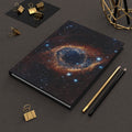 Helix Nebula Hardcover Journal — Lined Space Notebook