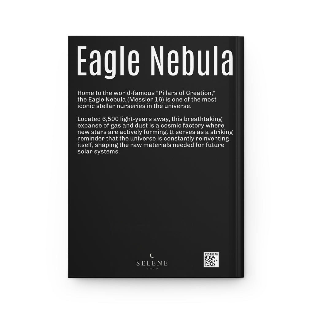 Eagle Nebula Hardcover Journal — Space Photography Lined Notebook