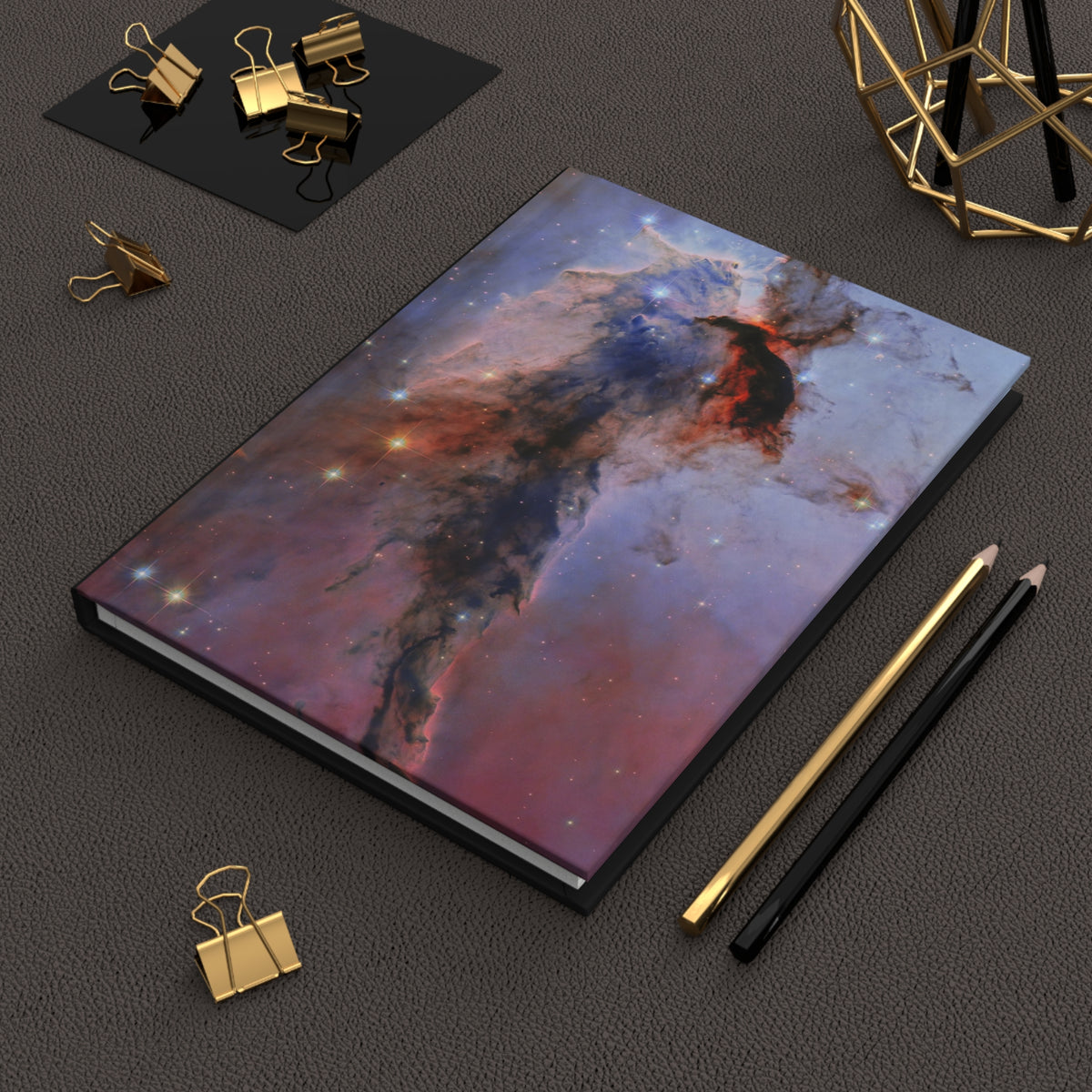 Eagle Nebula Hardcover Journal — Space Photography Lined Notebook