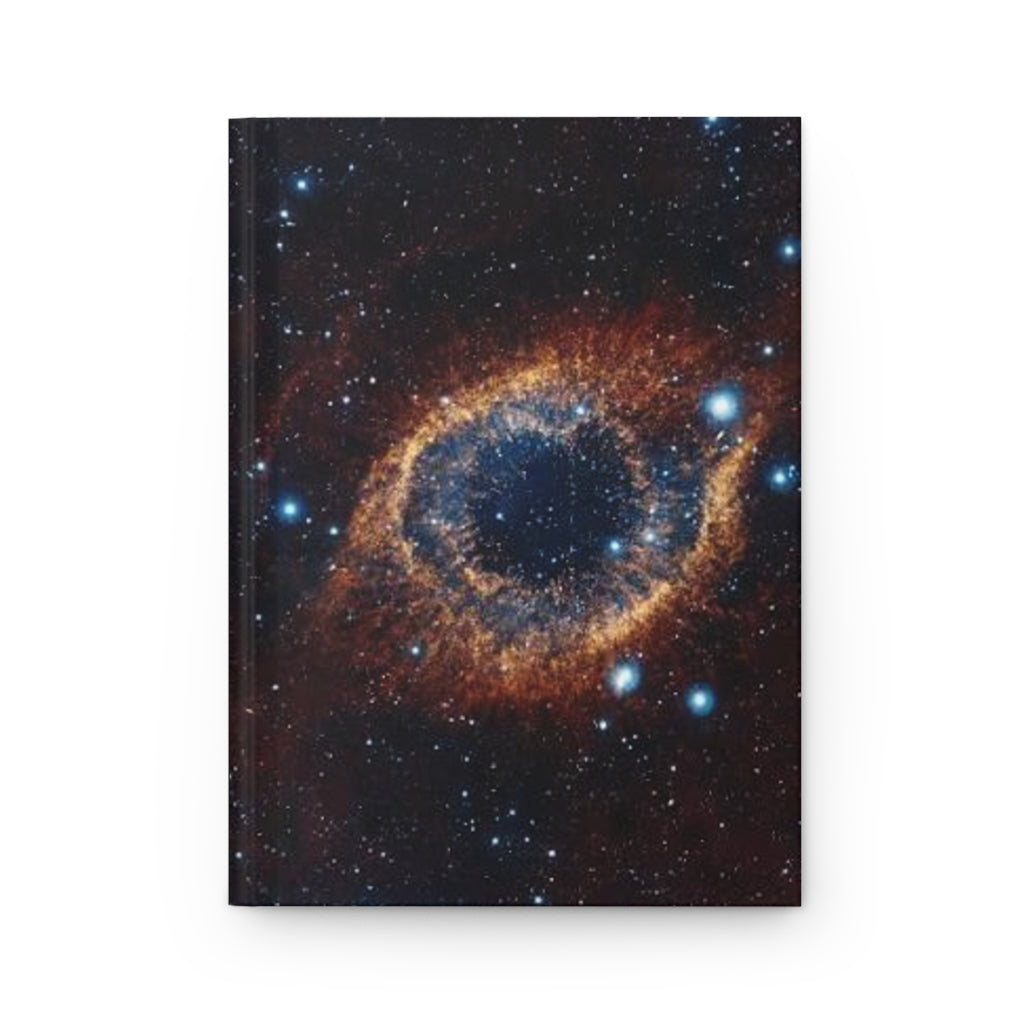 Helix Nebula Hardcover Journal — Lined Space Notebook
