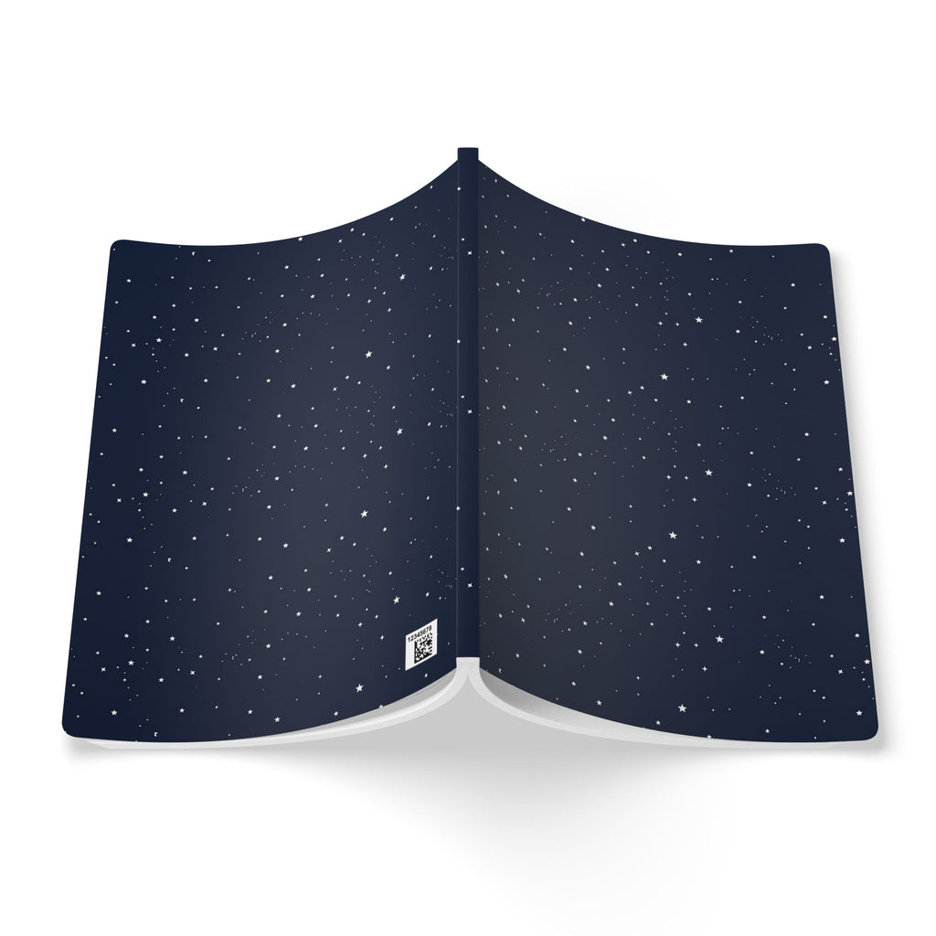 Starry Night Softcover Journal — Dot Pattern Notebook for Writing & Planning