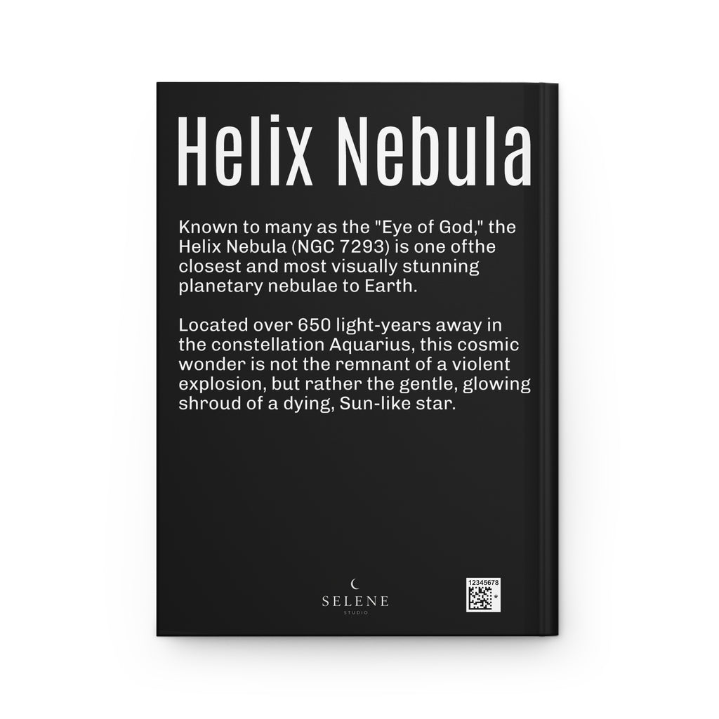 Helix Nebula Hardcover Journal — Lined Space Notebook