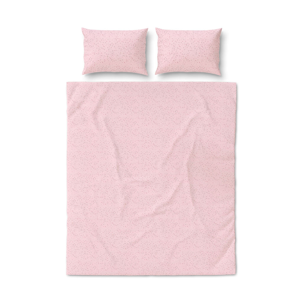 Pink Floral Quilt Cover Set (3-Piece) — Soft Microfiber Duvet Cover & Pillowcases