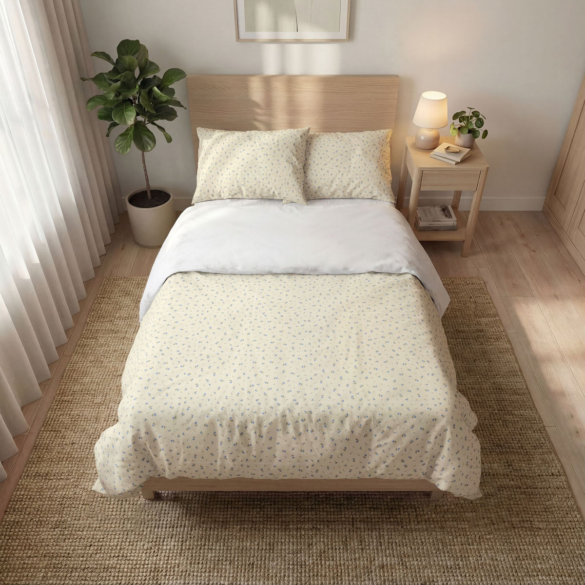 Cream Forget-Me-Not 3-Piece Set
