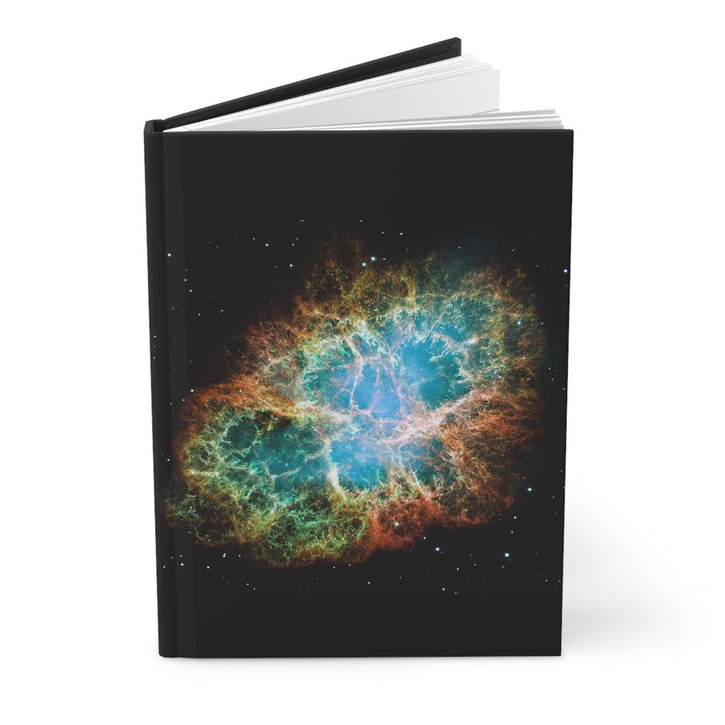 Hardcover Journal — Crab Nebula Space Notebook (Lined)