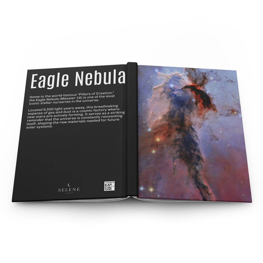Eagle Nebula Hardcover Journal — Space Photography Lined Notebook