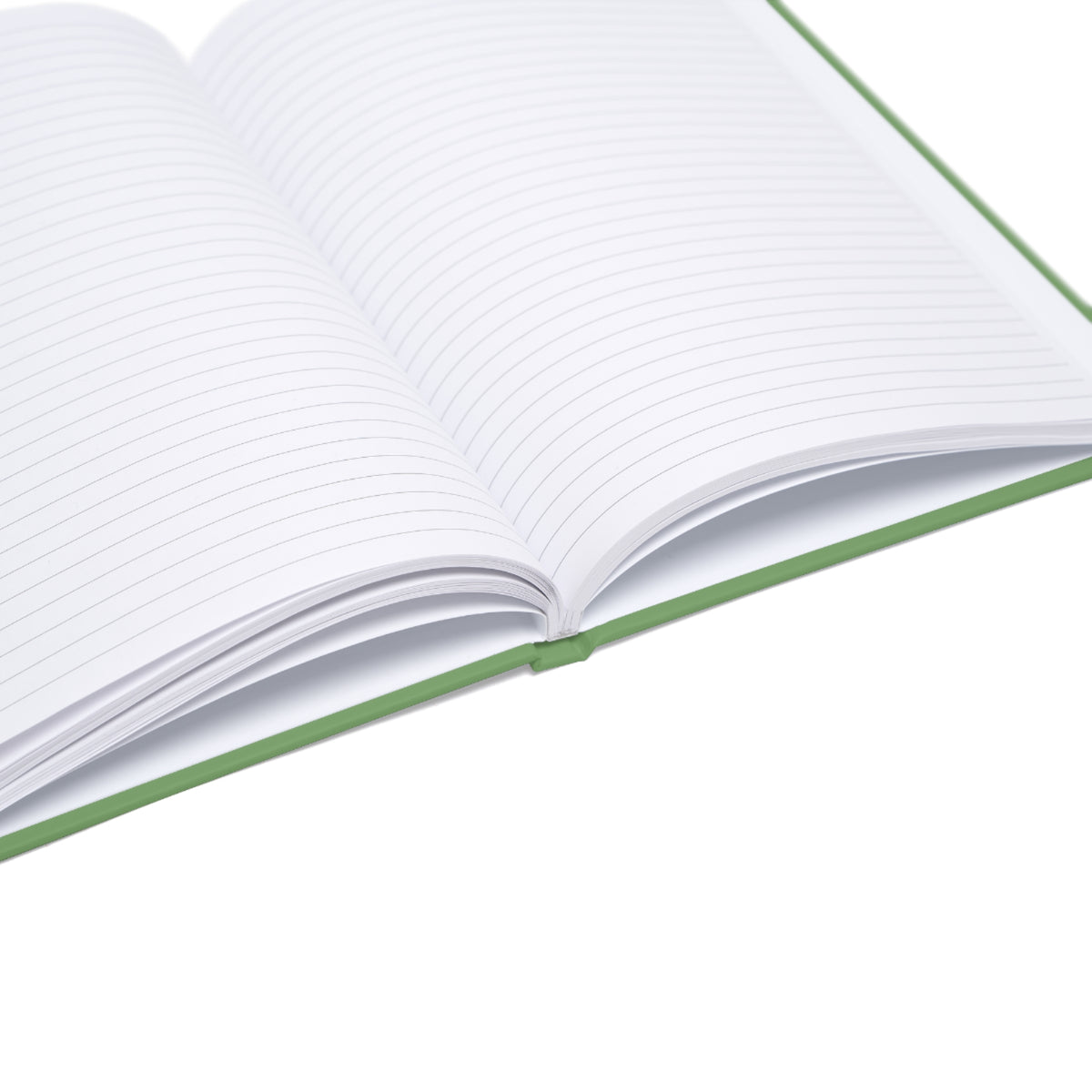 Matcha Hardcover Journal — A5 Green Notebook with Matcha Illustration
